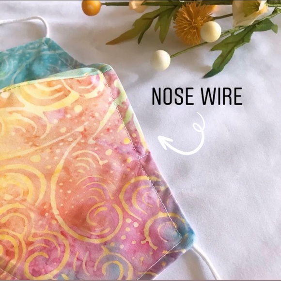 Reusable and Washable Tie Dye Facemask - Picture 3 of 5